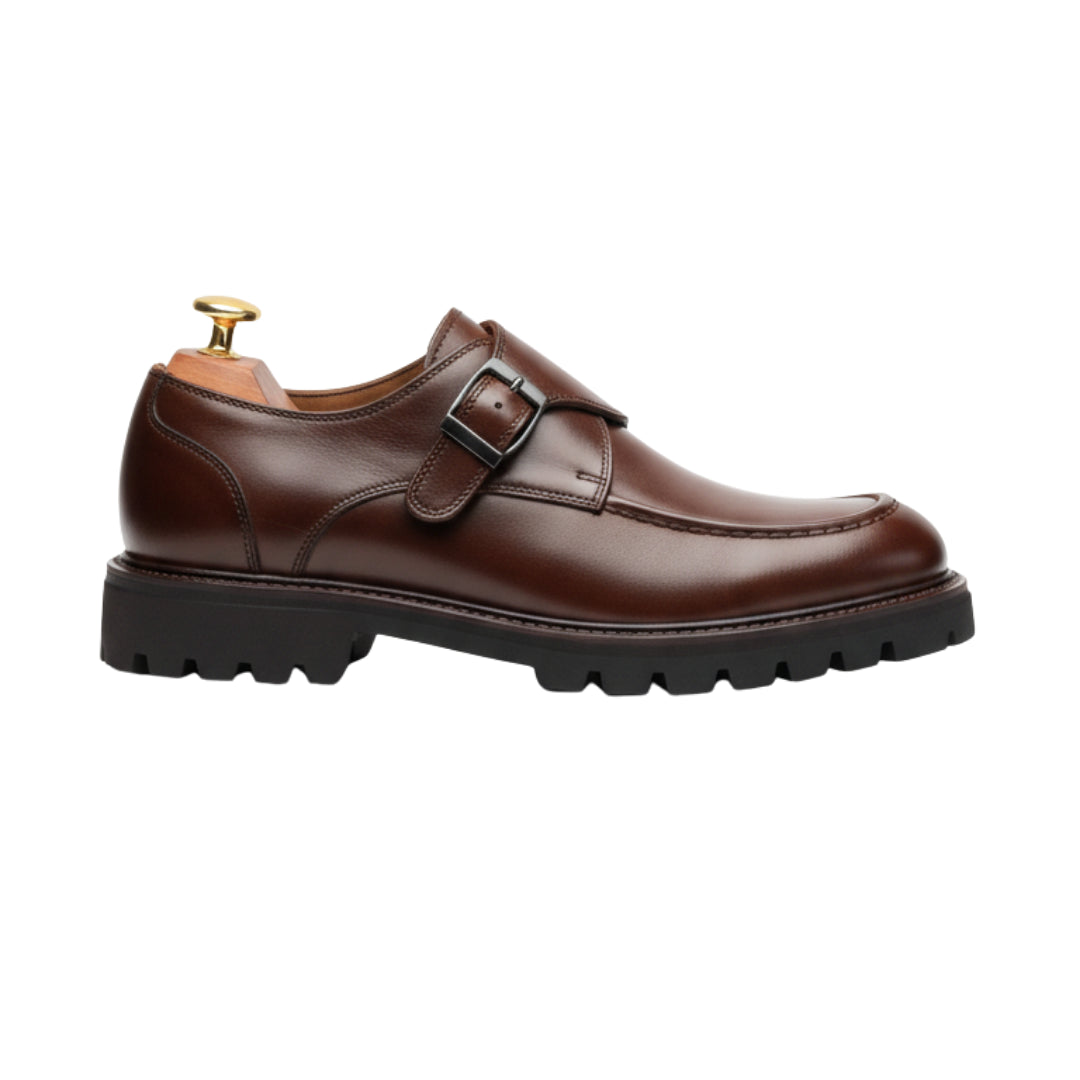 Chaussures Classiques Monk Strap en cuir