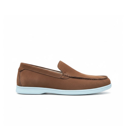 CHAUSSURE EN CUIR TABAC