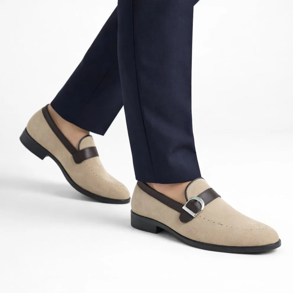 Mocassin Homme en Daim Élégant
